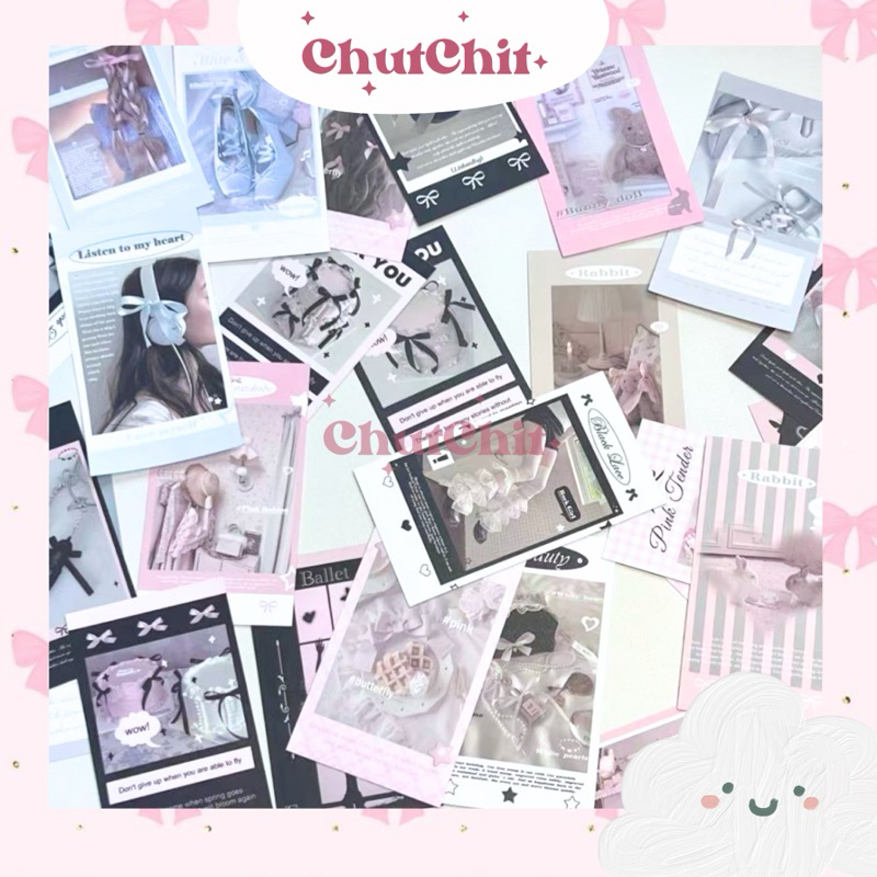 Set sticker nhãn dán niêm phong xinh xắn dễ thương đồ gói hàng, quà ...