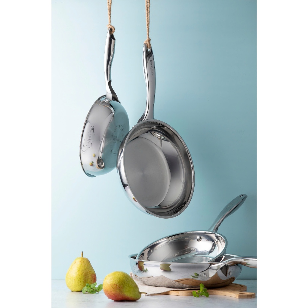 Ảnh Chảo Inox 304 Đúc Liền Khối 3 lớp Fivestar Plus Bảo Hành 25 Năm Dùng Được Nhiều Loại Bếp 4