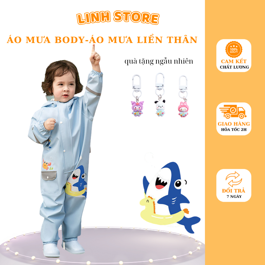 Áo mưa cao cấp cho bé