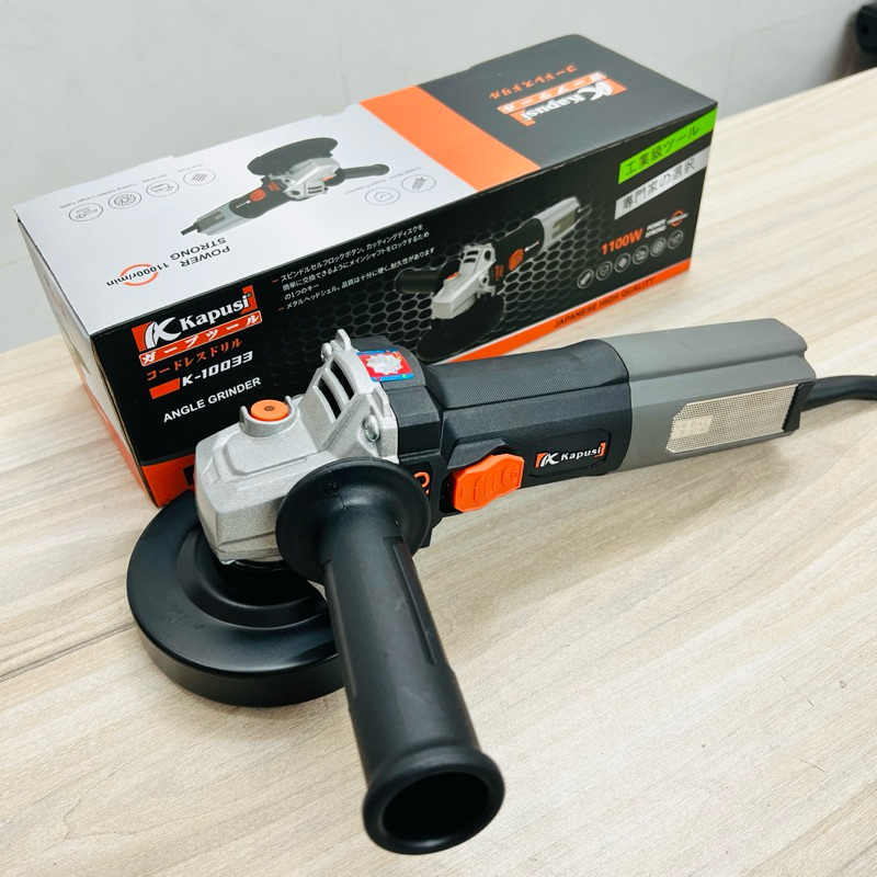 Máy Mài Góc KAPUSI 1100W PRO Có Dây - Máy Cắt Cầm Tay Φ100mm Lọc Bụi Động Cơ
