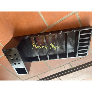khay đựng tông đơ 5 ngăn màu đen kt 58x25cm mẫu hot