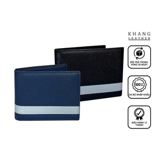 Ví nam da bò dập vân sang trọng kích thước 11x9cm đựng thẻ đựng tiền bảo hành 24 tháng