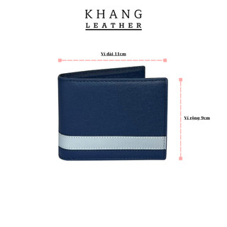 Ví nam da bò dập vân sang trọng kích thước 11x9cm đựng thẻ đựng tiền bảo hành 24 tháng