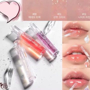 Son kem romand glasting water tint son bóng căng mọng mỏng mướt môi ( mẫu thử 0,5ml-1ml-2ml)uyncosmetic