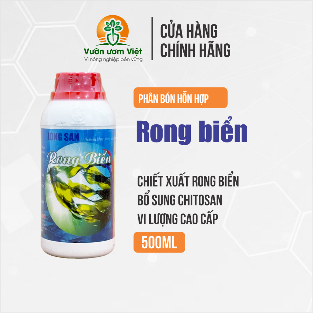 Phân bón Rong Biển - làm mát cây, đảm bộ lá xanh mướt, đâm đọt cực nhanh, rễ mới ra liên tục - 500ml