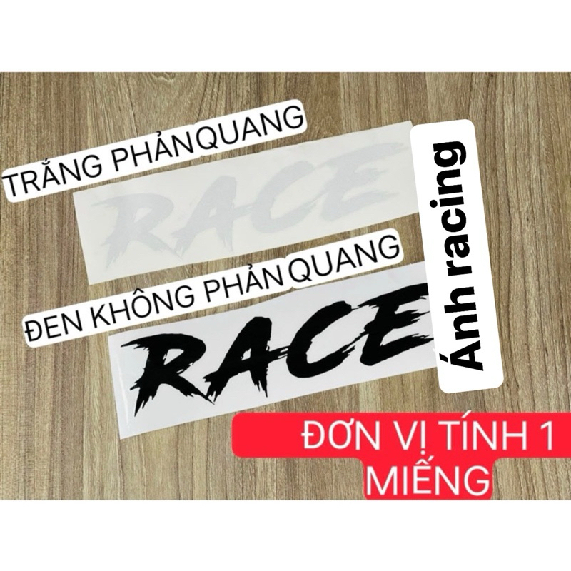 TEM RACE PHẢN QUANG | Shopee Việt Nam