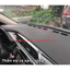 Thảm taplo da carbon xe Toyota Veloz 2022 2023 2024 màu đen hàng da cacbon cao cấp