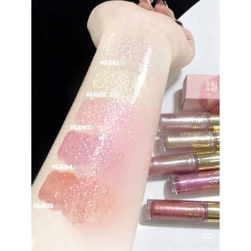 [ Out Of Office ] Son Nhũ Kim Tuyến Lung Linh Lấp Lánh Out Of Office The Shiny Lip Gloss LG01