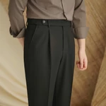 Quần Âu Nam Cạp Cao Ống Suông Cao Cấp Harold Cạp Chun Season 2 Thoáng Mát, Co Giãn Chống Nhăn, Đứng Form Tôn Dáng  Mensw — ảnh 4
