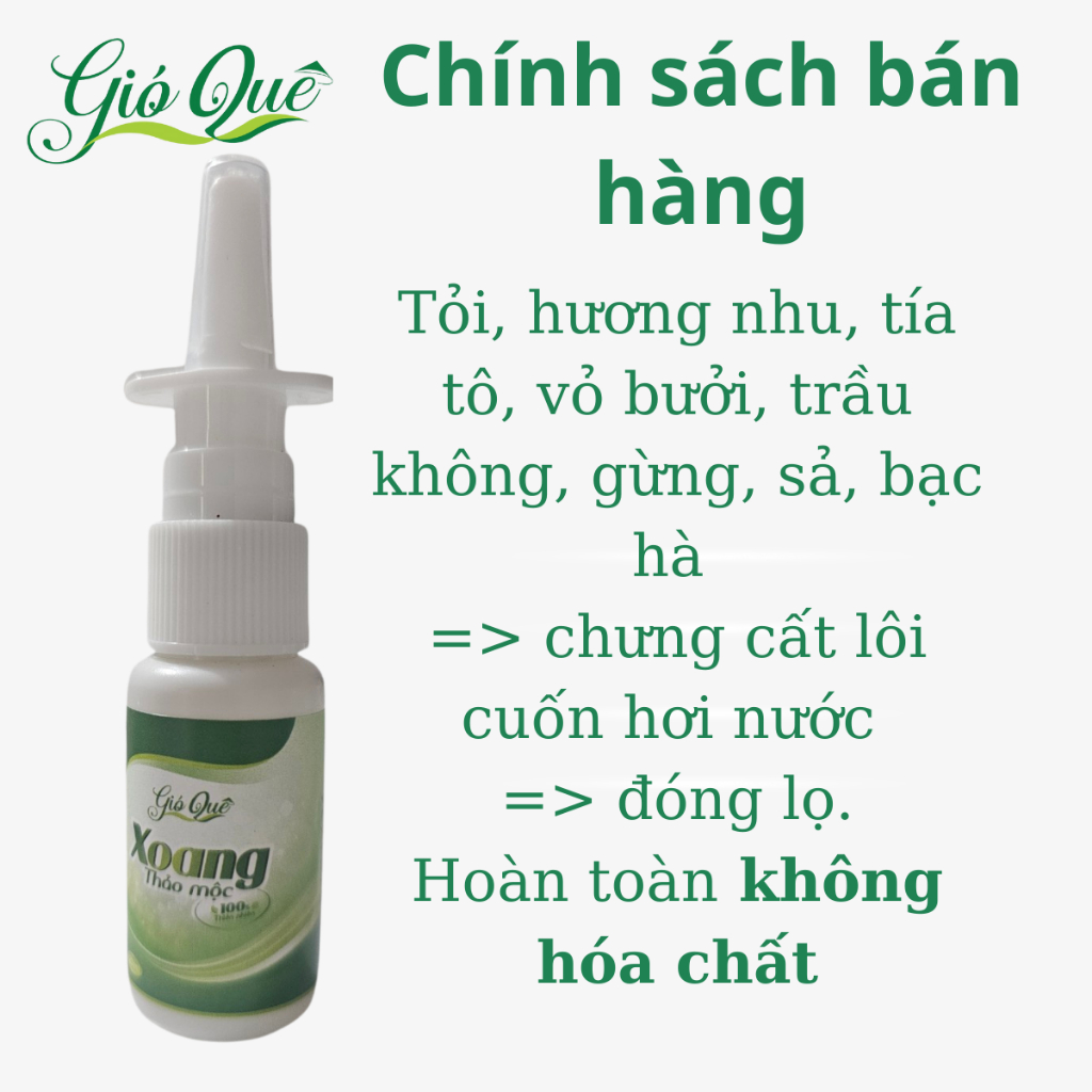 Xoang thảo mộc -xoang, mũi dị ứng, tịt mũi