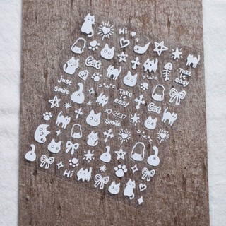Sticker Cat Dog Dán Móng Mix Mẫu