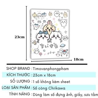 Album Đựng Card Hình Shin Bìa A5 Rỗng Không Kèm Sheet Sổ Còng Hoạt Hình Cute Timo VPBL26