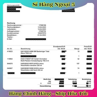 [auth] [Chính Hãng ĐỦ BILL] DUNG DỊCH VỆ SINH PHỤ NỮ NIVEA ĐỨC 250ML [Hot] .