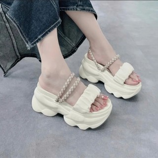 DÉP SANDAL BM QUAI NHÚN DÂY XOÀN 9CM SIÊU ÊM TÔN DÁNG nv1 USSS ÙA2