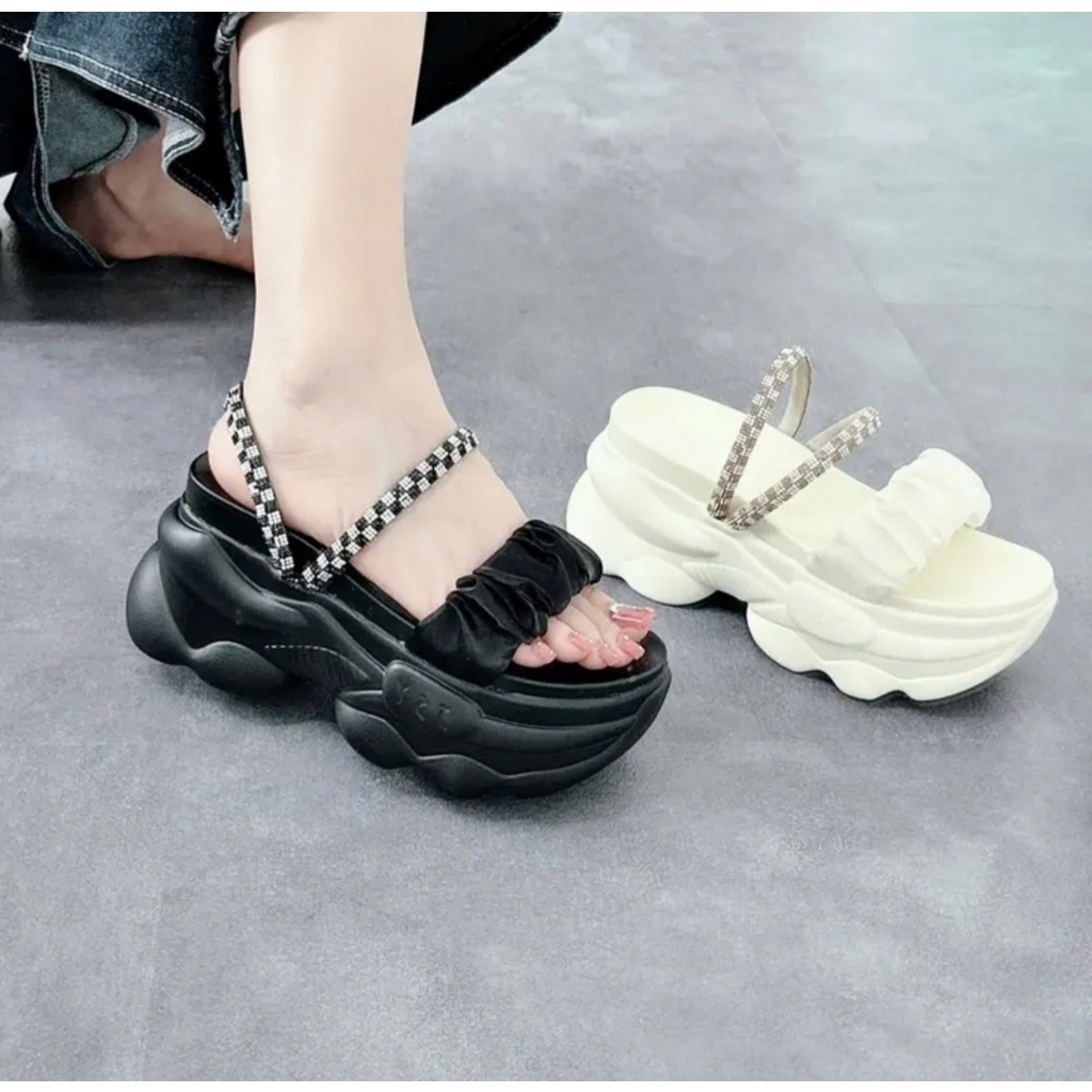 DÉP SANDAL BM QUAI NHÚN DÂY XOÀN HOT HÍT SGGGS3