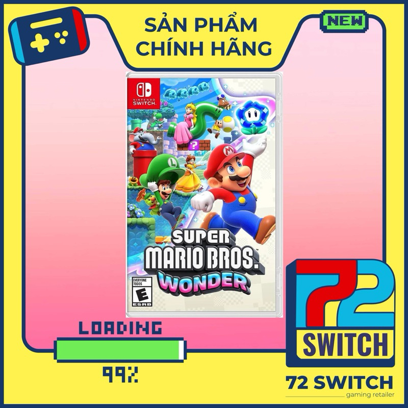 Băng Game Super Mario Bros Wonder Nintendo Switch Shopee Việt Nam
