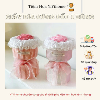 Giấy Bìa Cứng Làm Cốt Mini 1 Bông  Định Hình Tạo Mẫu Cho Bó Hoa Cực Dễ Thương YiYihome