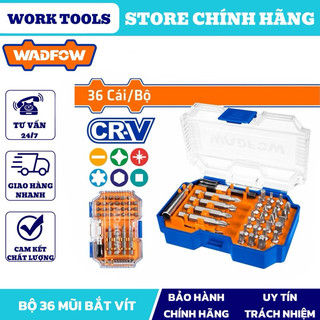 ĐỒ NGHỀ WADFOW Bộ 36 mũi bắt vít đa năng WBS3B36