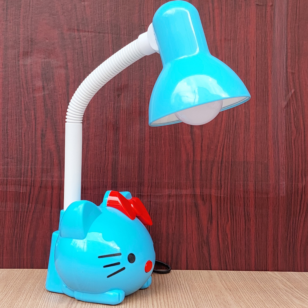 Đèn bàn học đèn đọc sách hình HELLO KITTY dành cho học sinh Kèm bóng LED 5W Trắng