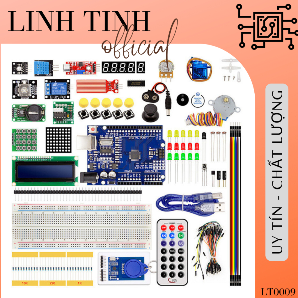 Bộ Kit Arduino Uno R3 Full Advance + RFID học lập trình nhúng IOT ...