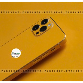 Miếng Dán Skin Mặt lưng Glossy Bumblebee Vàng Full Viền Dành cho 15 pro max 14 pro max 13 pro max 12 pro max 11 pro max