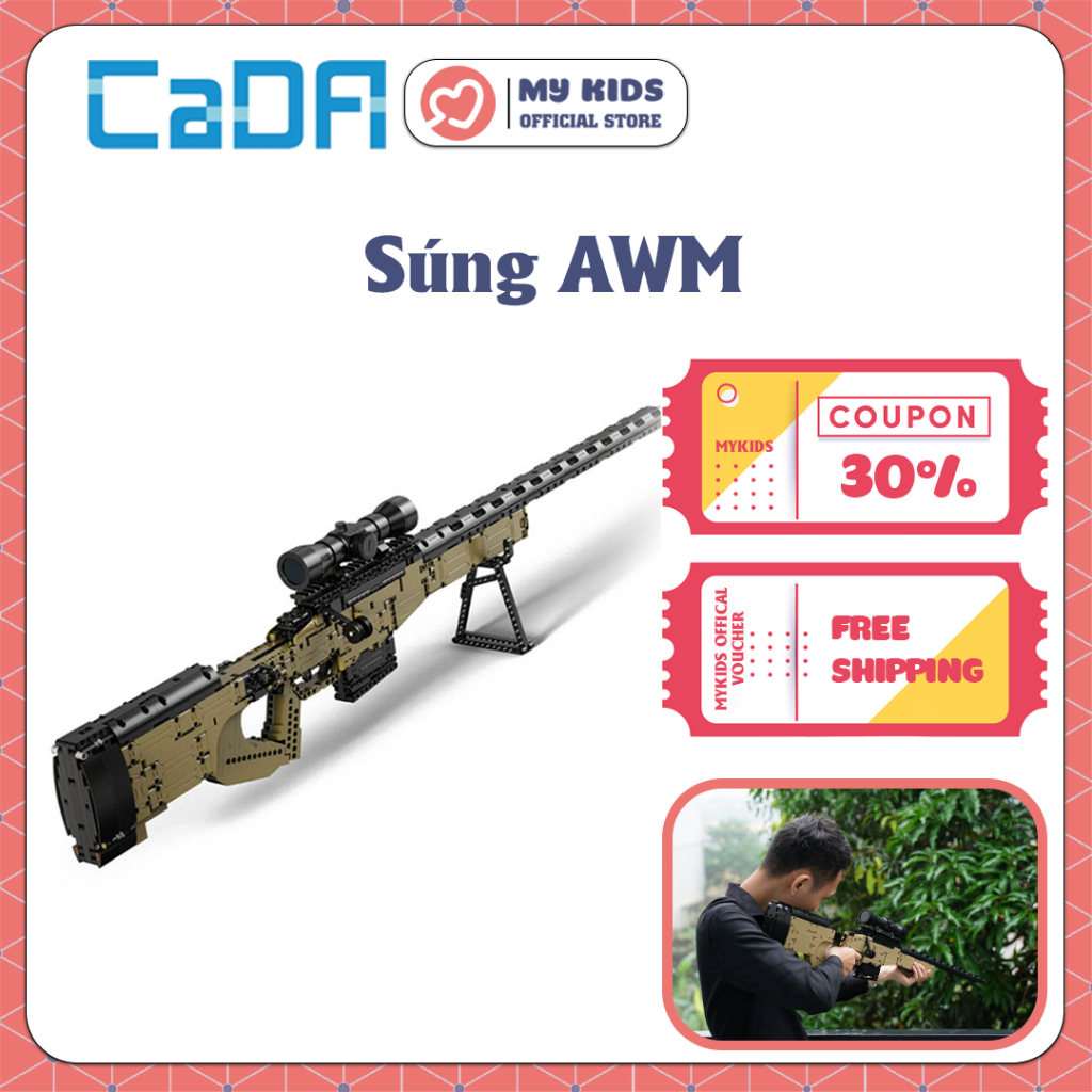 Đồ Chơi Lắp Ráp Kiểu Mô Hình Súng Bắn Tỉa AWM Decor Siêu Đẹp - C81053W ...