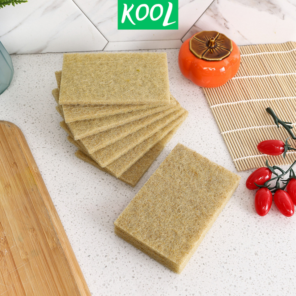 Miếng rửa chén sơ thiên nhiên, chà xoong nồi KOOL - RB308N2