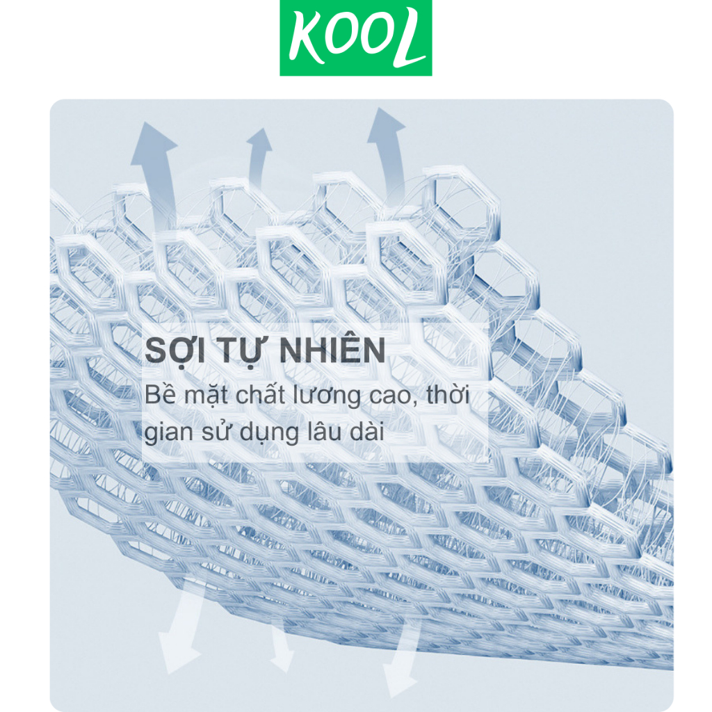 Miếng rửa chén sơ thiên nhiên, chà xoong nồi KOOL - RB308N2