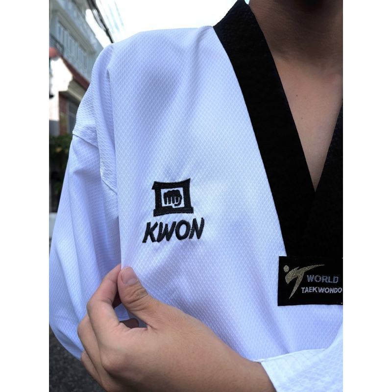 VÕ PHỤC KWON TÀ DÀI ( logo vàng ) | Shopee Việt Nam