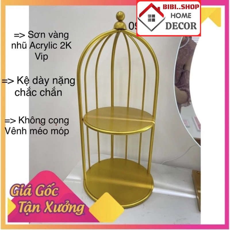Kệ mỹ phẩm 3 tầng tròn 𝗦𝗼̛𝗻 𝗔𝗰𝗿𝘆𝗹𝗶𝗰 𝟮𝗞 𝗩𝗜𝗣 , Kệ đựng mỹ phẩm