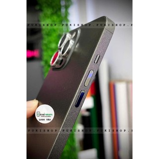Miếng dán Skin Mặt Lưng Màu Titan Đen FULL VIỀN Dành cho 15 pro max 14 pro max 13 pro max 12 pro max  - FukiShop