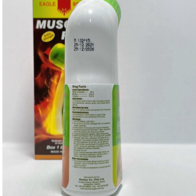 Dầu Nóng Xoa Bóp Con Ó Muscle Rub Dạng Lăn 85ml Chính Hãng [hàng nhập khẩu]