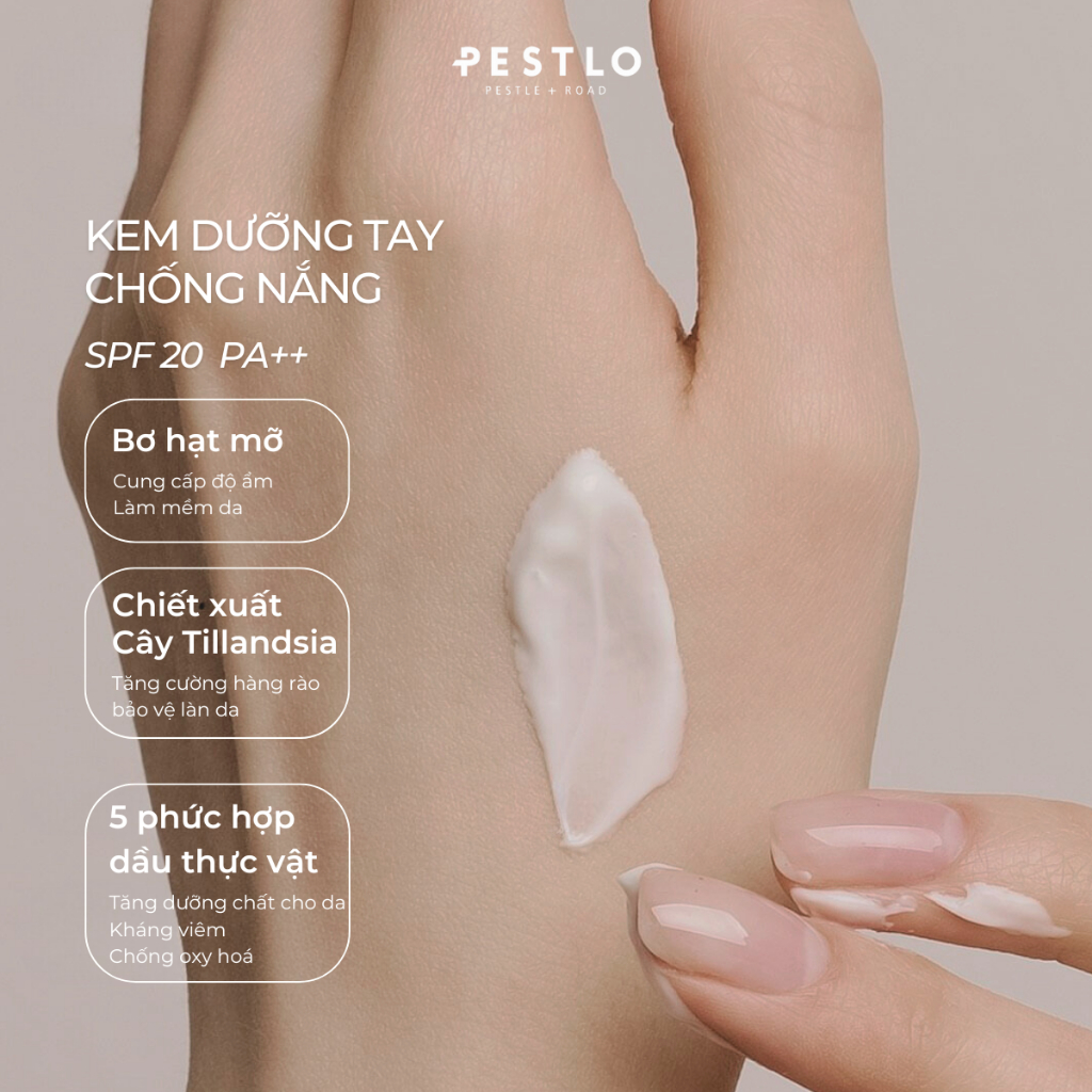 Kem tay PESTLO Ourecipe Scented Vegan Hand Cream SPF20 PA++ 30ml