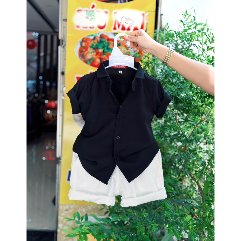 set sơmi thiết kế trơn TONIBRAND 10-52kg