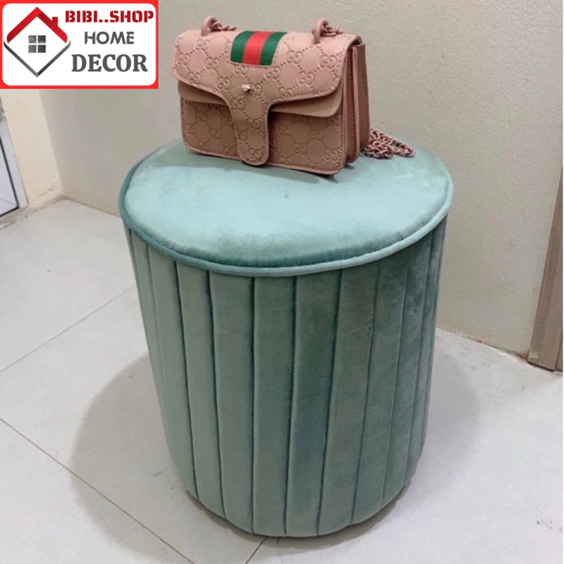 Ghế Ngồi Trang Điểm – Đôn Tròn Sofa Êm Ái, Gọn Nhẹ