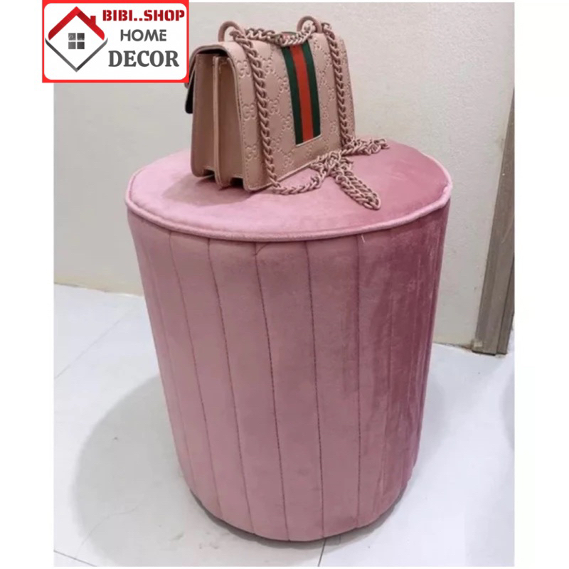 Đôn Tròn Ngồi Trang Điểm – Ghế Makeup Mini – Ghế Đôn Tròn Tiện Lợi, Dễ Di Chuyển
