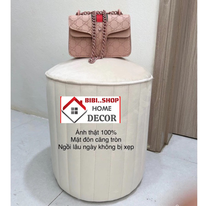Đôn Tròn Ngồi Trang Điểm – Ghế Makeup Mini – Ghế Đôn Tròn Tiện Lợi, Dễ Di Chuyển