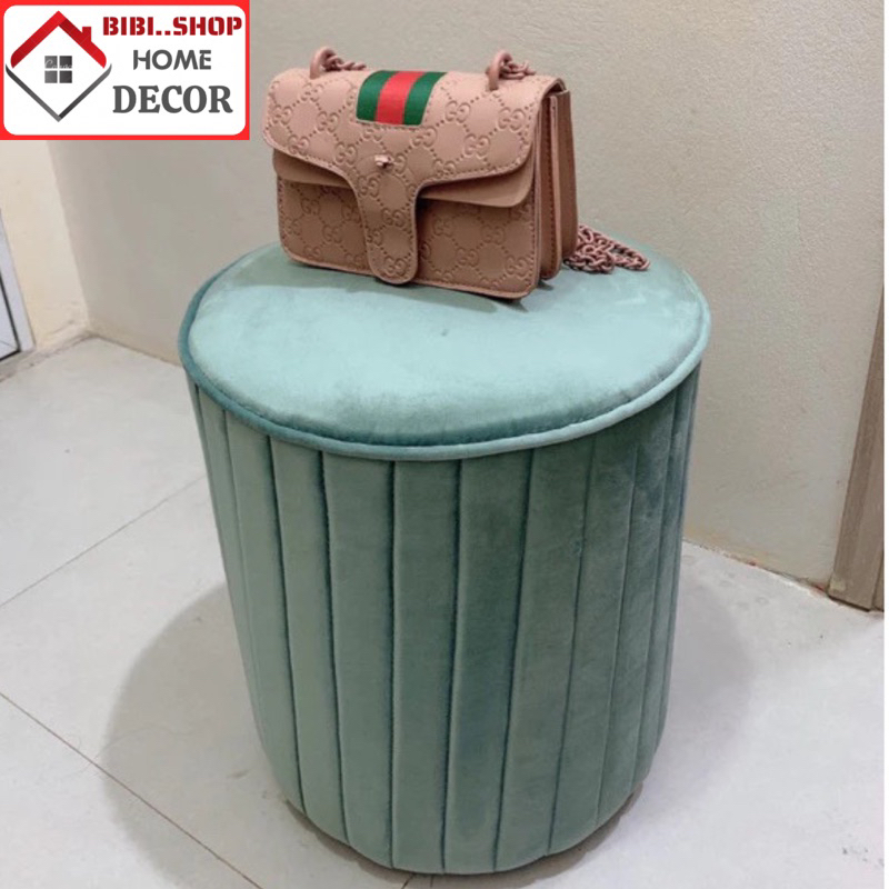 Ghế Ngồi Trang Điểm Đôn Tròn Sofa – Ghế Đôn Phòng Ngủ