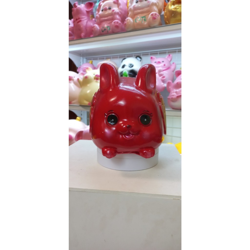 Heo đất tiết kiệm Heo Thỏ cute, lợn đất ống tiết kiệm quà tặng trang trí