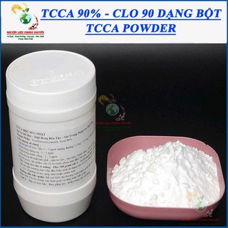 1kg TCCA 90, Clo 90 Dạng Bột Xử Lý Nước Hồ Bơi, Nước Sinh Hoạt, Khử Trùng Nhà Cửa, Cầu Cống,Tẩy Rong Rêu Sân Nhà