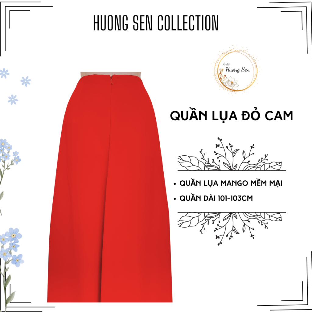 Quần Áo Dài Lụa Mango Cao Cấp – Quần Mặc Chung Với Áo Dài