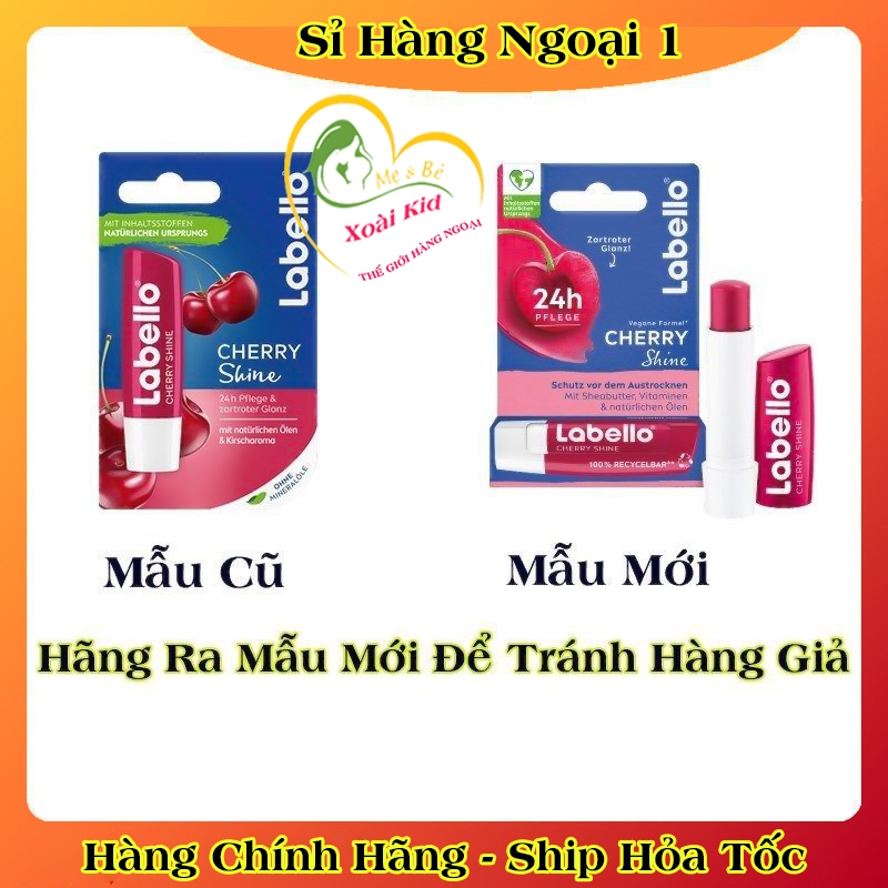 [auth] Son dưỡng môi căng mọng, mềm mịn Labello Đức [Hàng nội địa Đức Đủ Bill] [Hot]