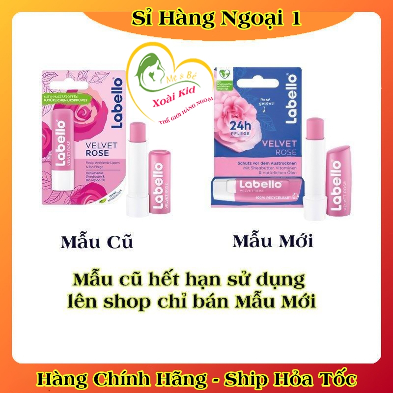 [auth] Son dưỡng môi căng mọng, mềm mịn Labello Đức [Hàng nội địa Đức Đủ Bill] [Hot]