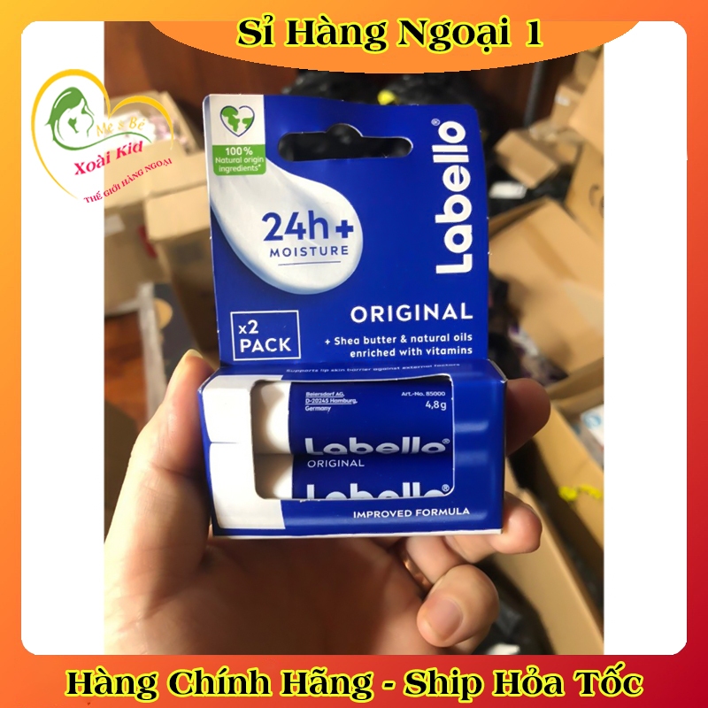 [auth] Son dưỡng môi căng mọng, mềm mịn Labello Đức [Hàng nội địa Đức Đủ Bill] [Hot]