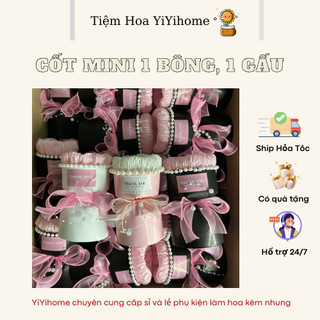 Cốt Mini 1 Bông, 1 Thú Quà Tặng Người Yêu, Bạn Bè, Người Thân DIY Handmade YiYihome