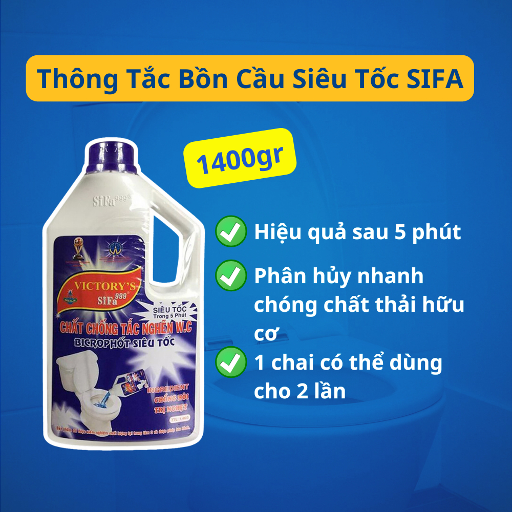 Nước thông tắc Sifa 1600ml