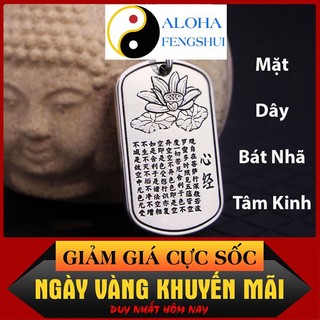 Mặt Dây Khắc Kinh Chú Bát Nhã Tâm Kinh Giúp Khai Mở Trí Tuệ Tâm Nhãn Giúp Tâm Thanh Tịnh