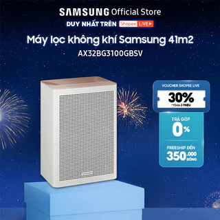 [Livestream ]Máy lọc không khí Samsung 41m2 AX32BG3100GB, lọc bụi mịn PM0.3
