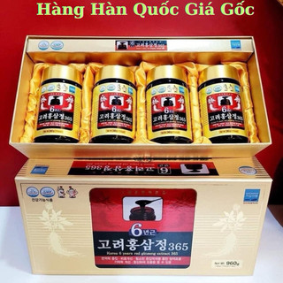 Cao Hồng Sâm 365 Hàn Quốc, Hộp 4 lọ x 240ml