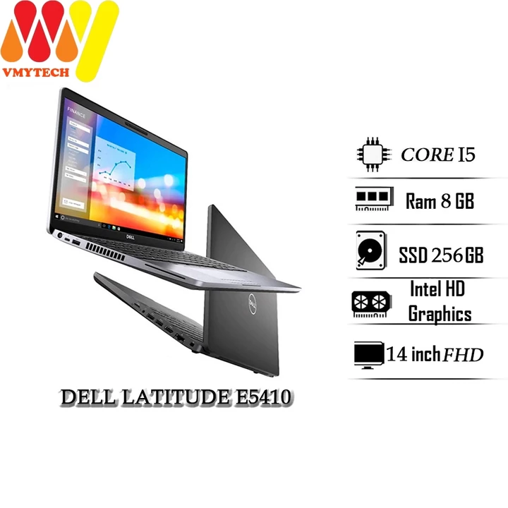 Laptop Dell Latitude 5410 cấu hình cao, Intel Core i5-10310U, Ram 8GB, SSD 256GB, màn hình 14inch FHD, lapptop cũ giá rẻ